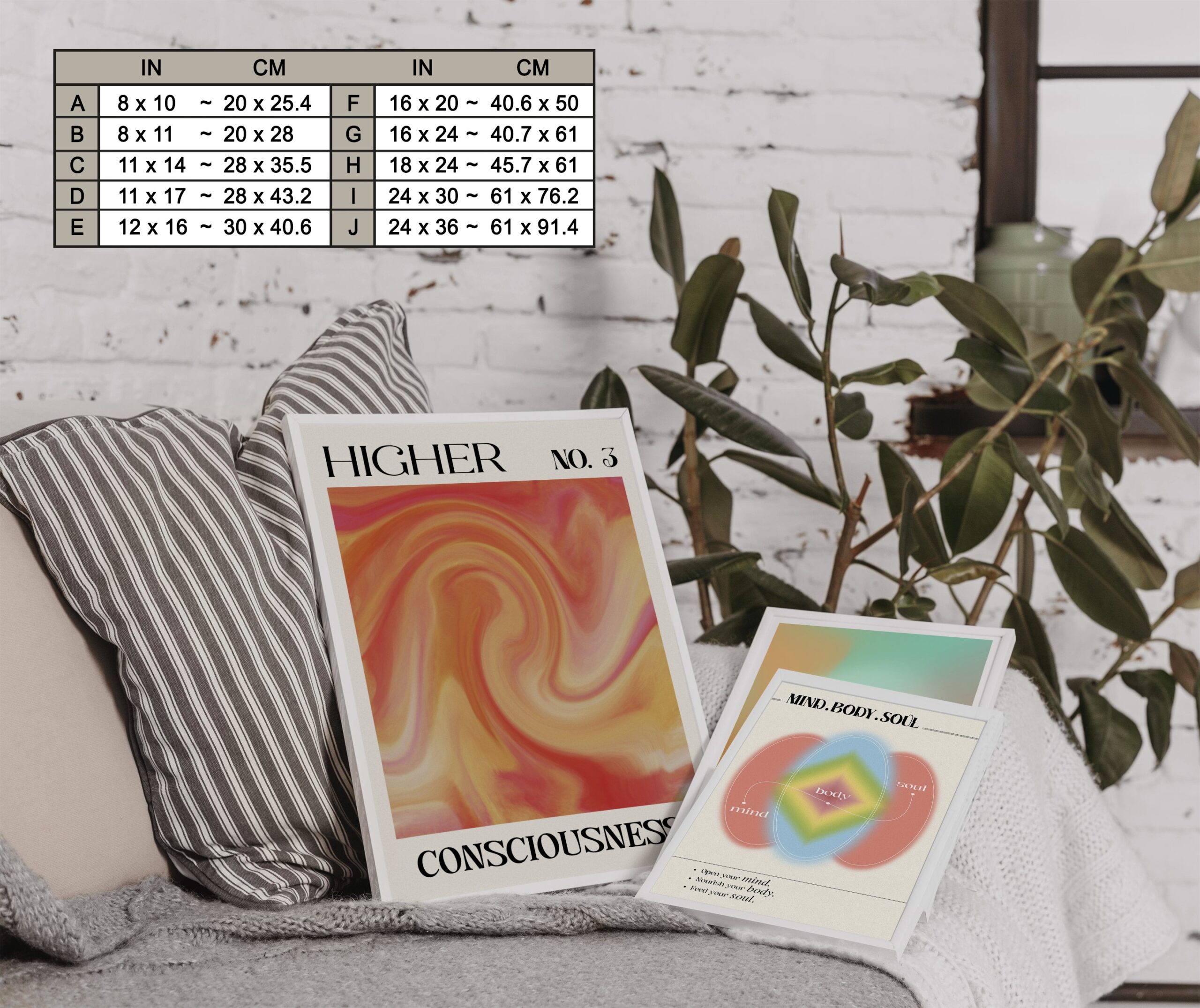 Higher Consciousness Pink Mental Health Wall Art - Image 7