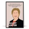 Hillary Clinton Hand-drawn Wall Art