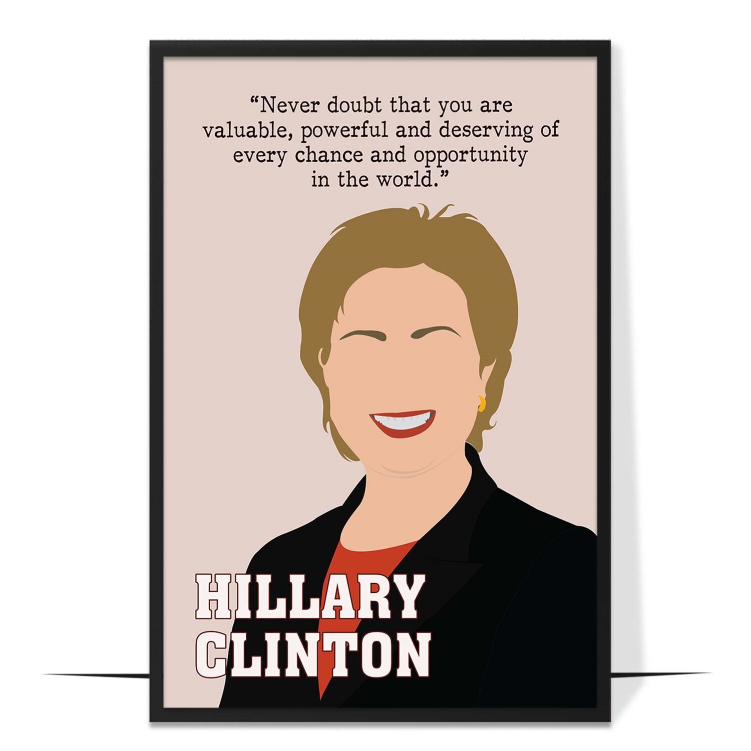 Hillary Clinton Hand-drawn Wall Art
