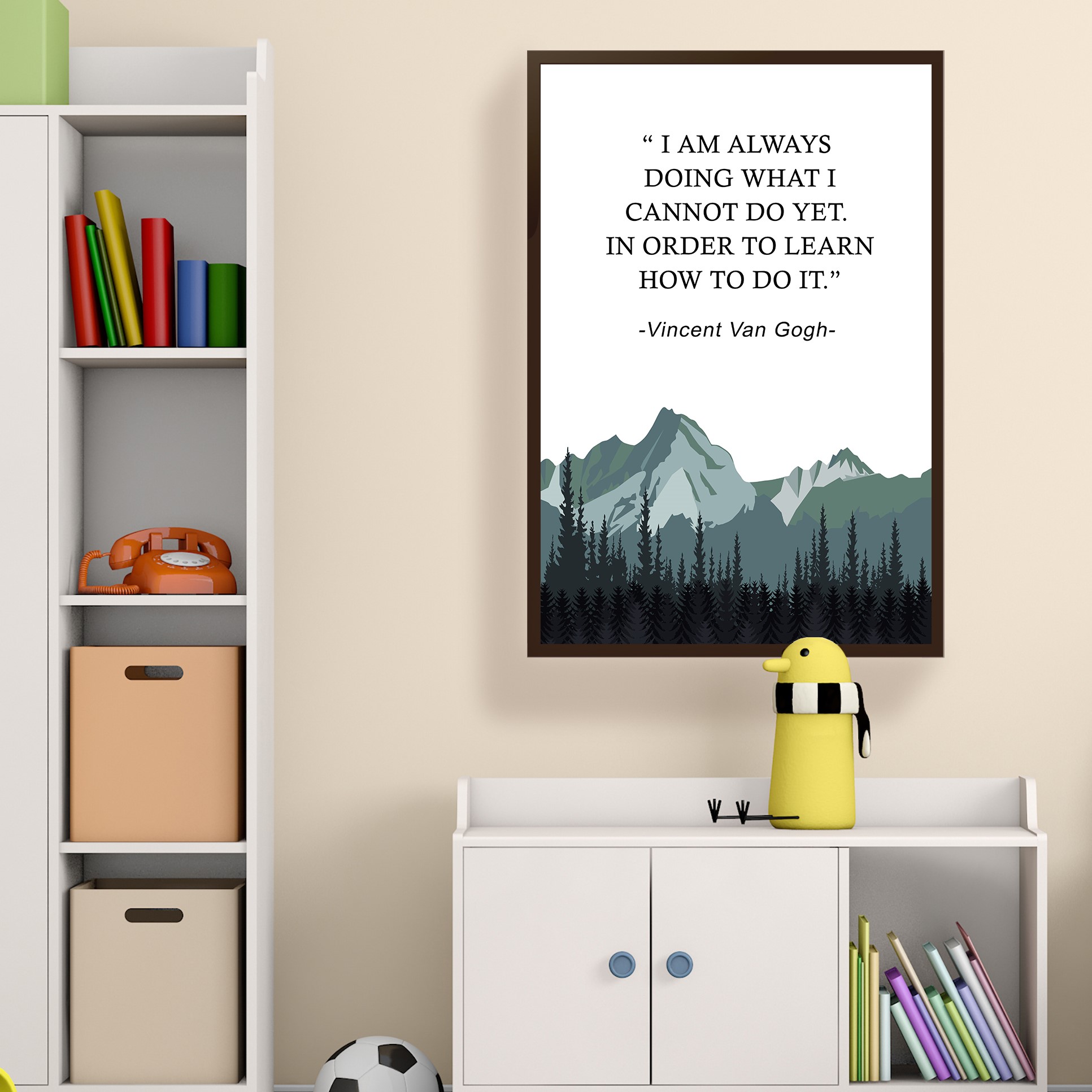 I Am Always Doing Growth Mindset Motivational Wall Art - Image 3