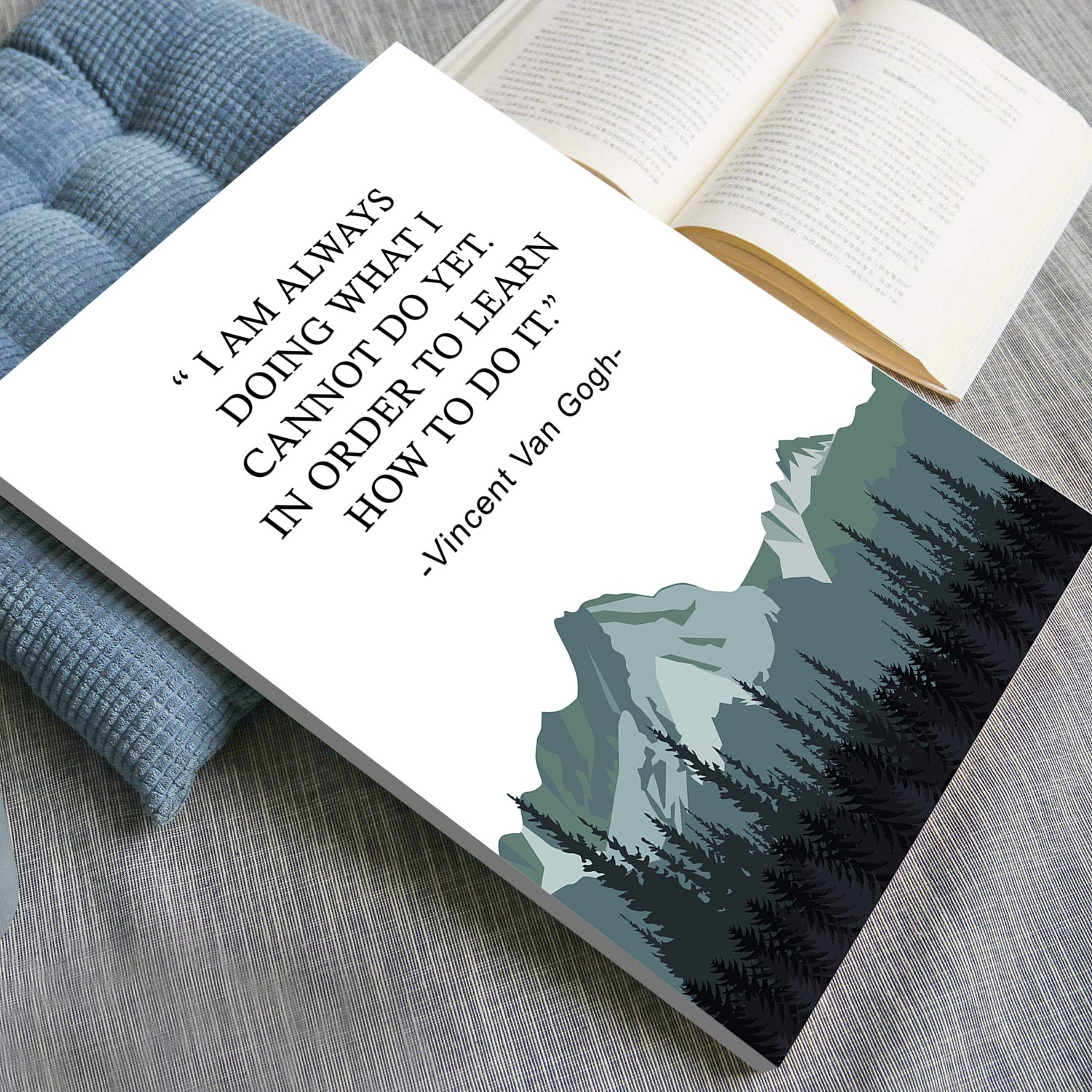 I Am Always Doing Growth Mindset Motivational Wall Art - Image 4