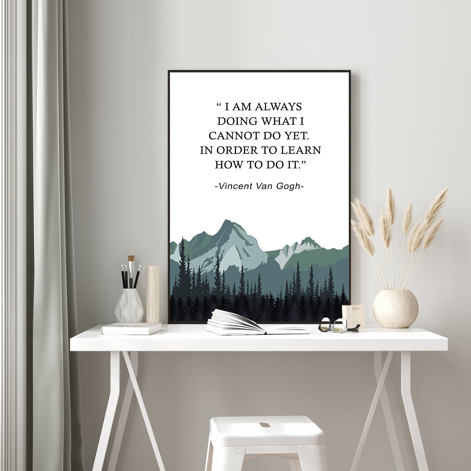 I Am Always Doing Growth Mindset Motivational Wall Art - Image 5