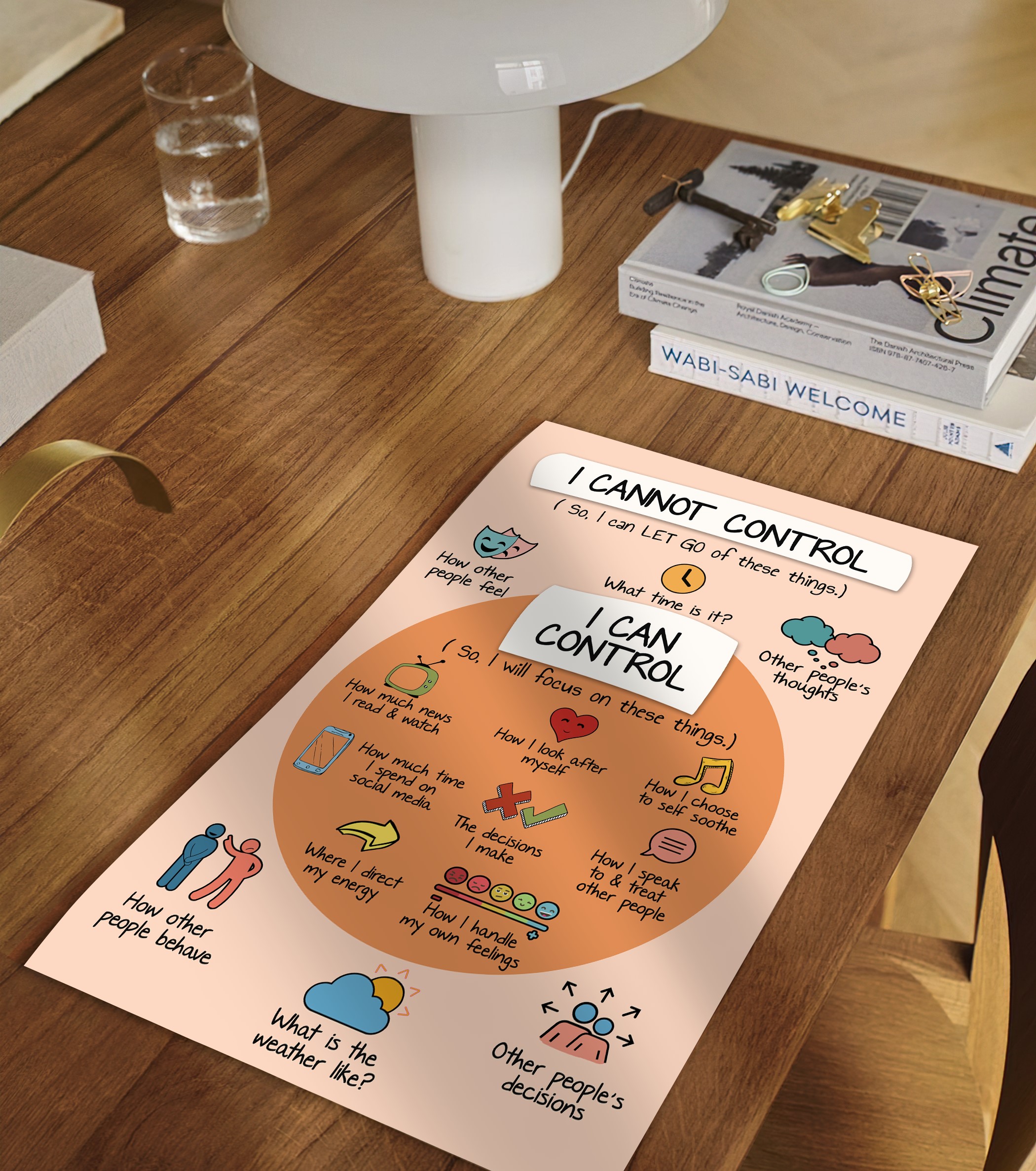 I Can Control Boho Mental Health Printable - Image 2