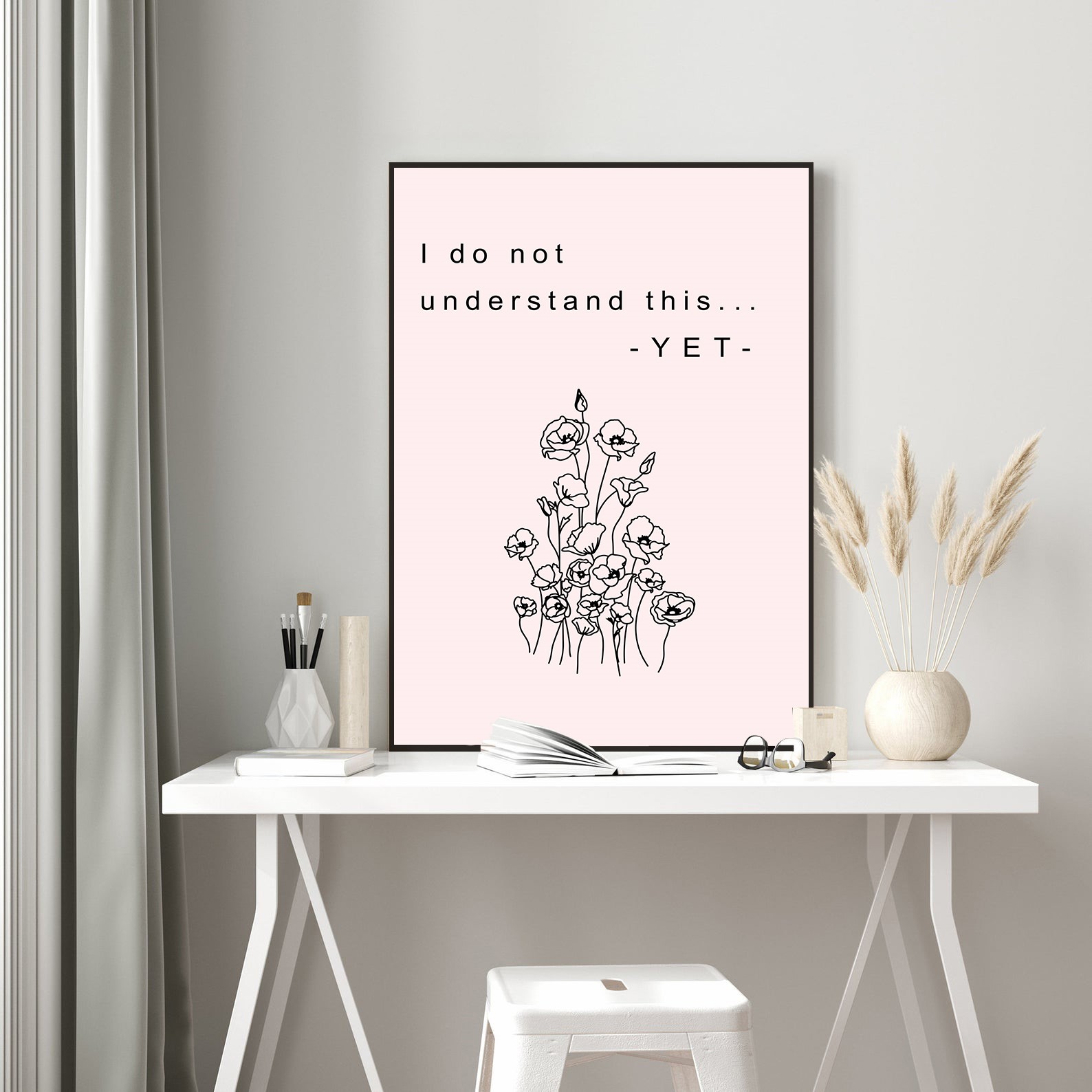 I Do Not Understand This Growth Mindset Quote Wall Art - Image 5