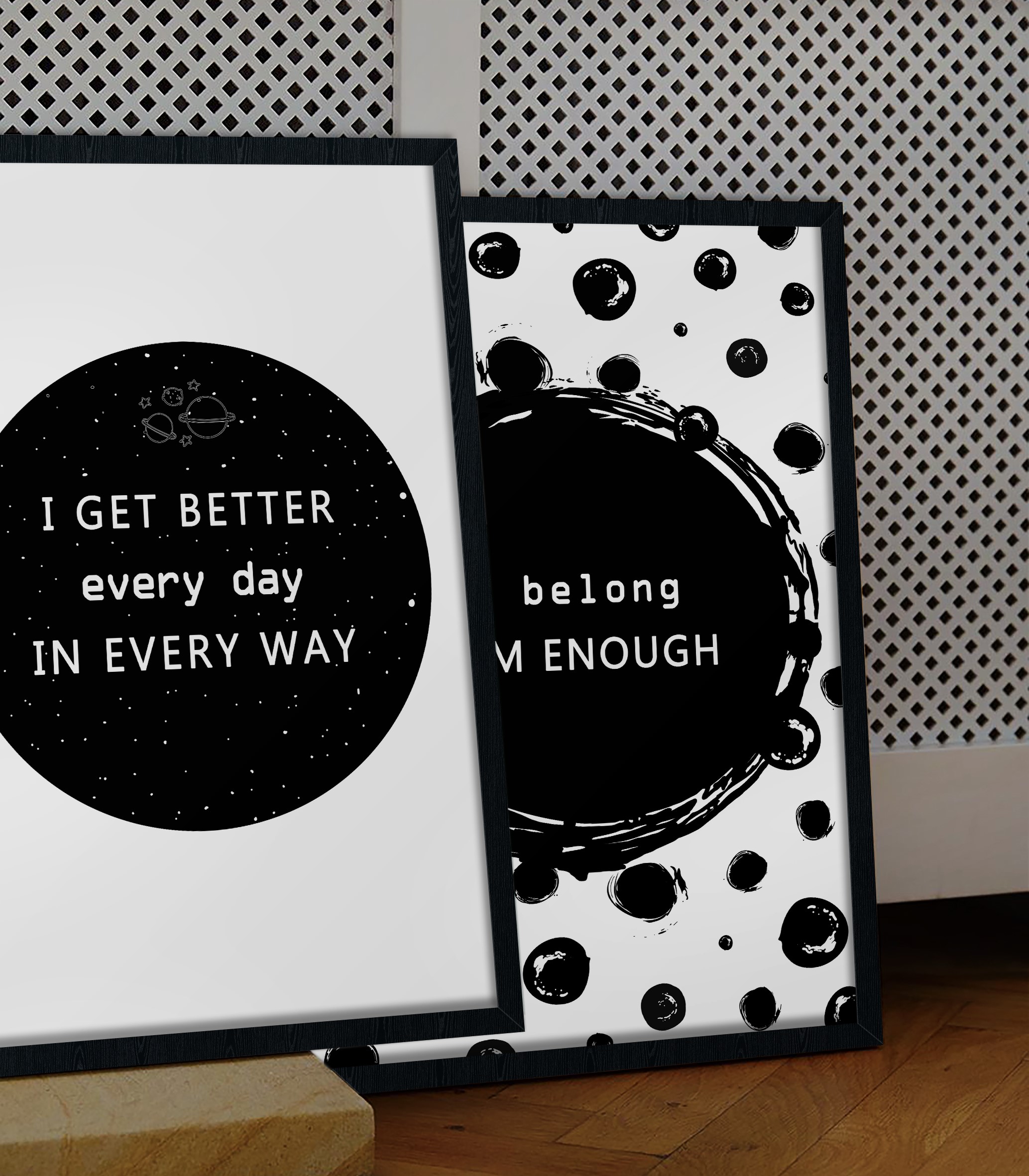 I Get Better Every Day Growth Mindset Positive Wall Art - Image 3