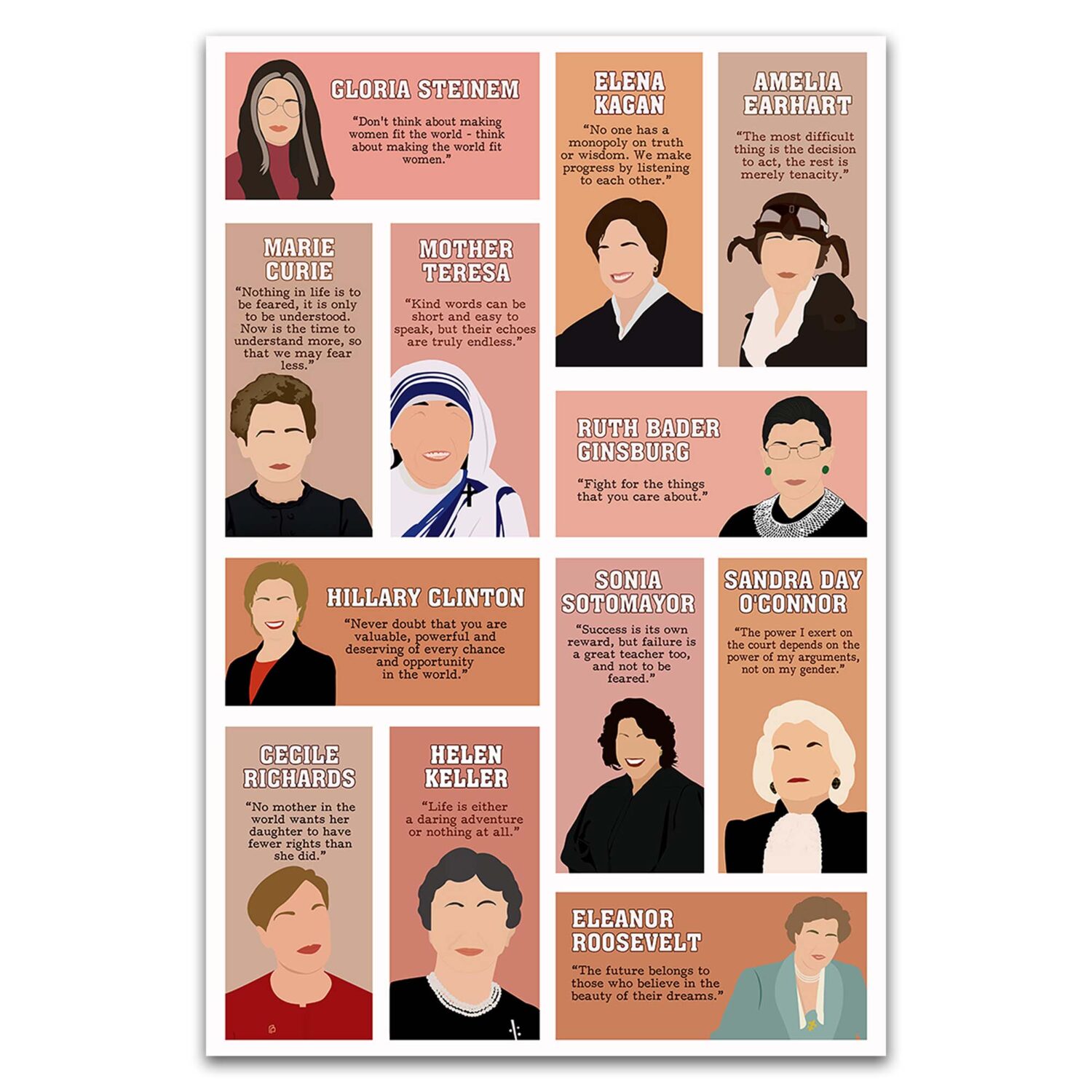 Iconic Women Inspirational Wall Art