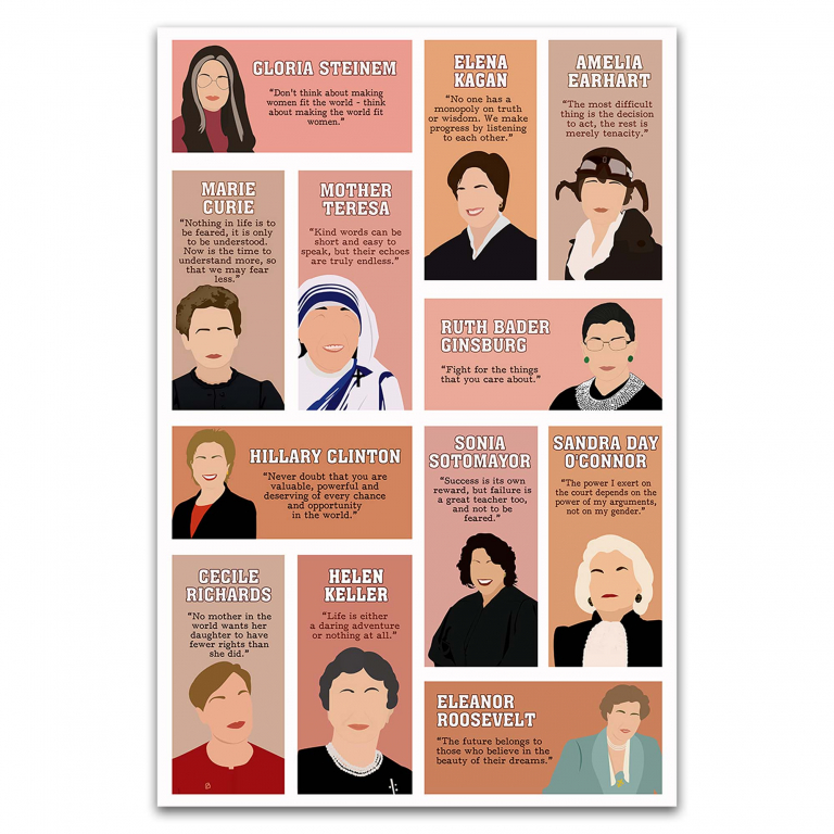 Iconic Women Inspirational Wall Art