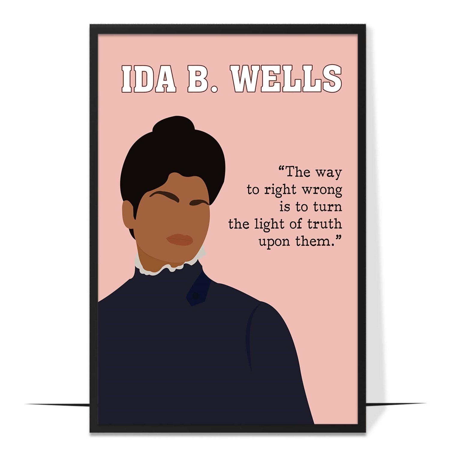 Ida B Wells Black History Wall Art
