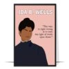 Ida B Wells Hand-drawn Wall Art