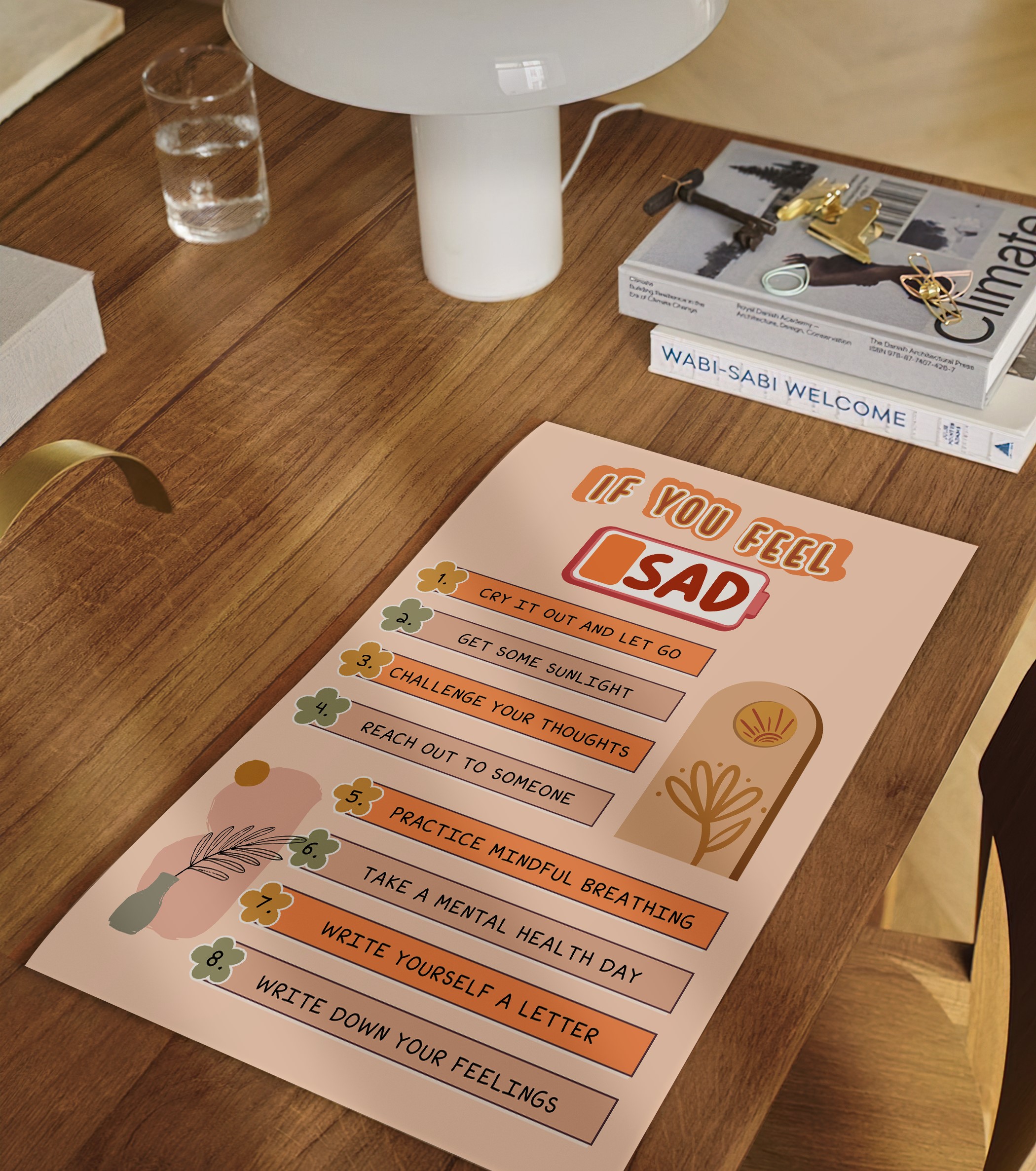 If You Feel Sad Boho Mental Health Printable - Image 2