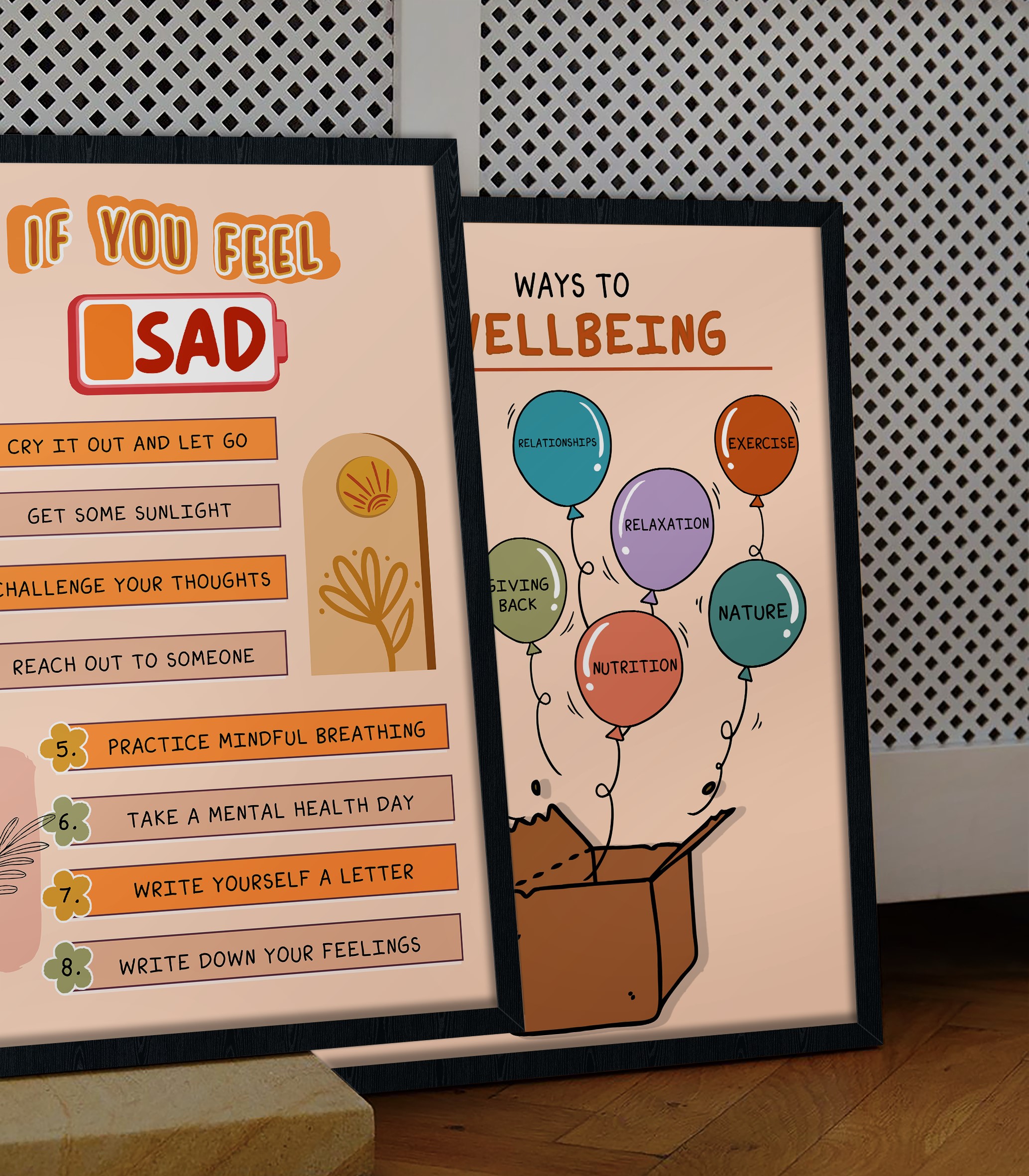 If You Feel Sad Boho Mental Health Printable - Image 3