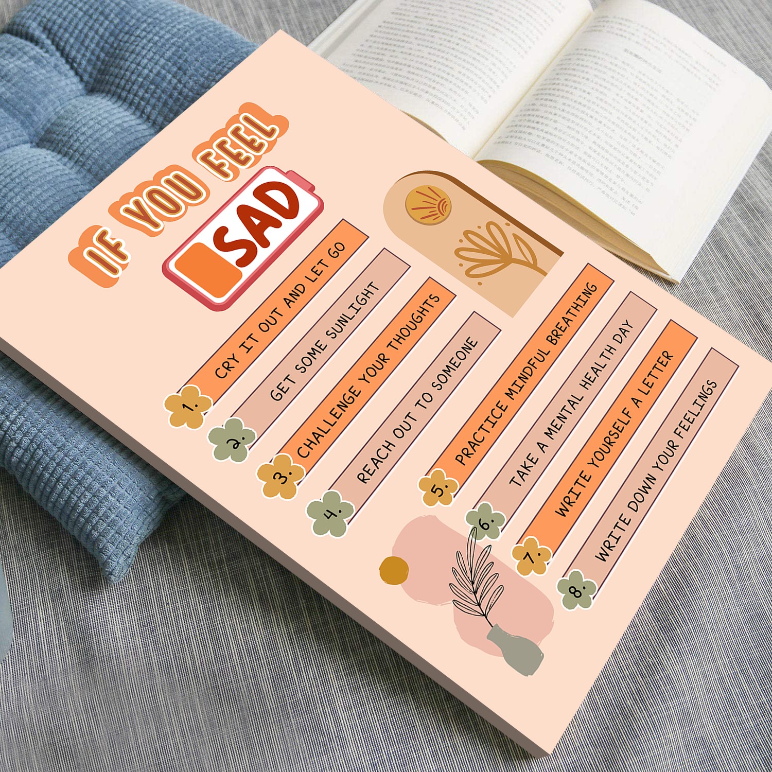 If You Feel Sad Boho Mental Health Printable - Image 4