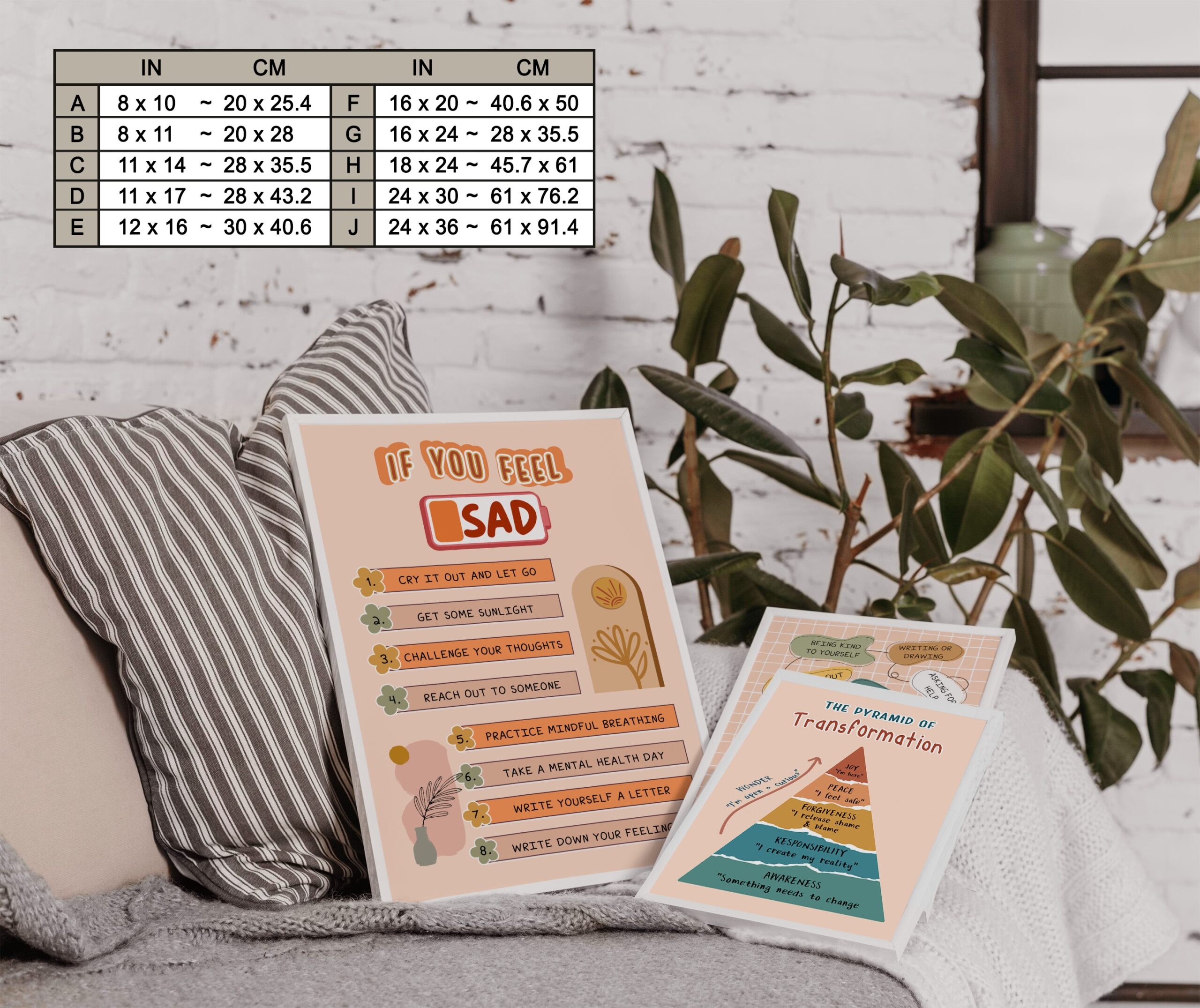 If You Feel Sad Boho Mental Health Printable - Image 7