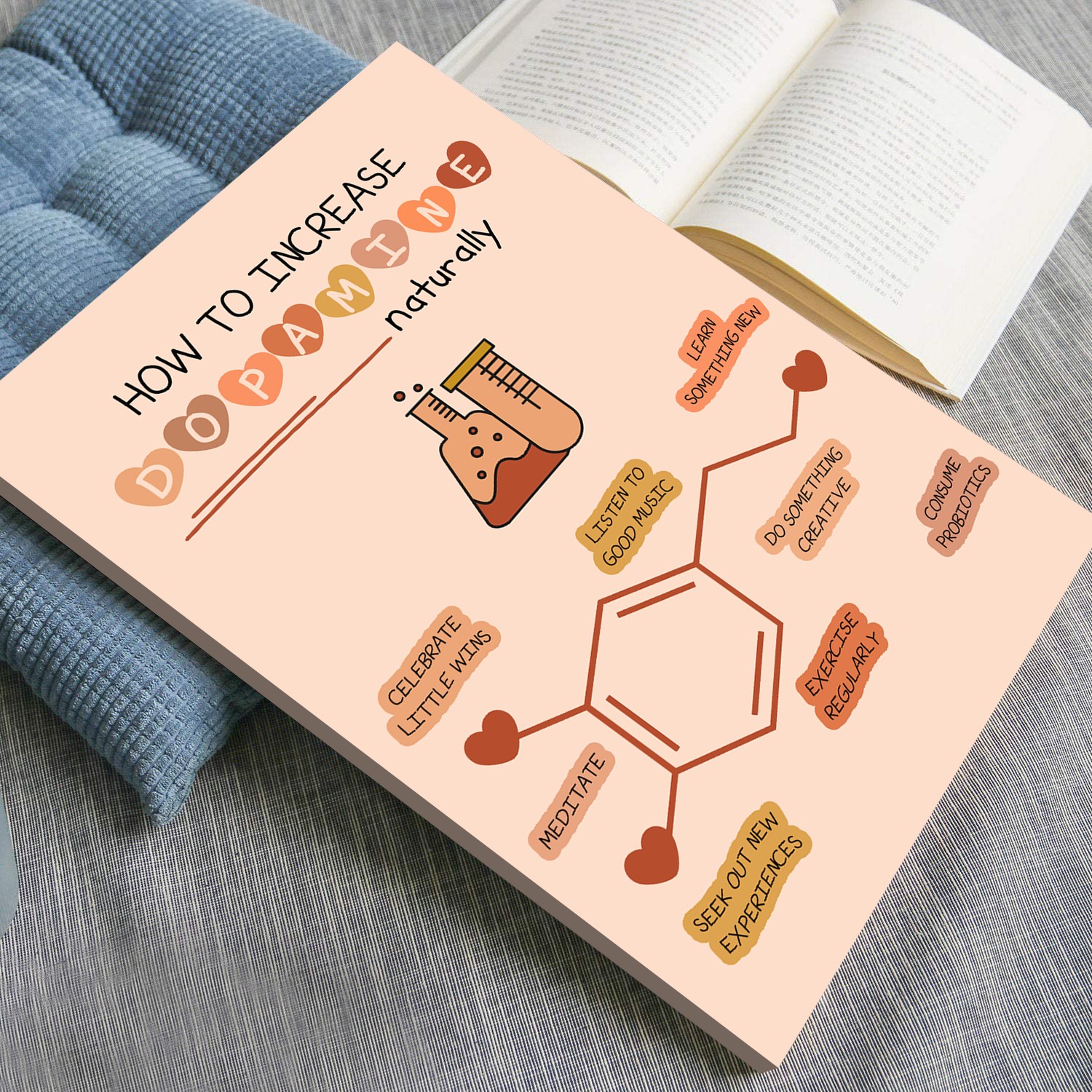 Increase Dopamine Boho Mental Health Printable - Image 4