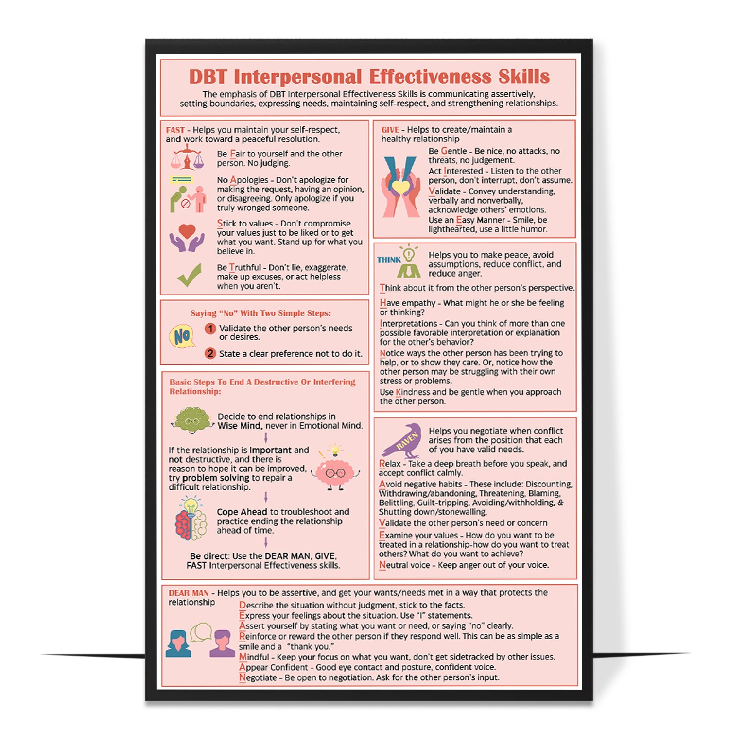 Interpersonal Effectiveness DBT Printable