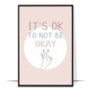 It is Okay Positive Abstract Wall Art
