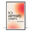 It's Already Yours Aura Wall Art