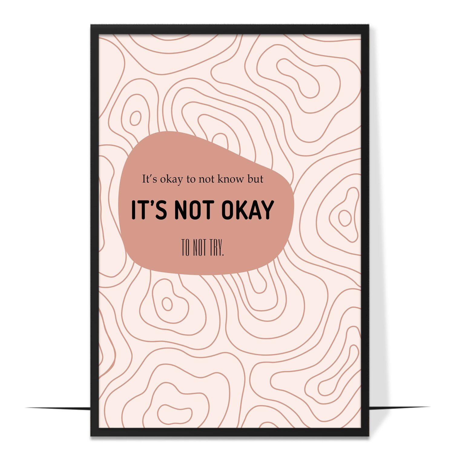 It's Not Okay Wall Art