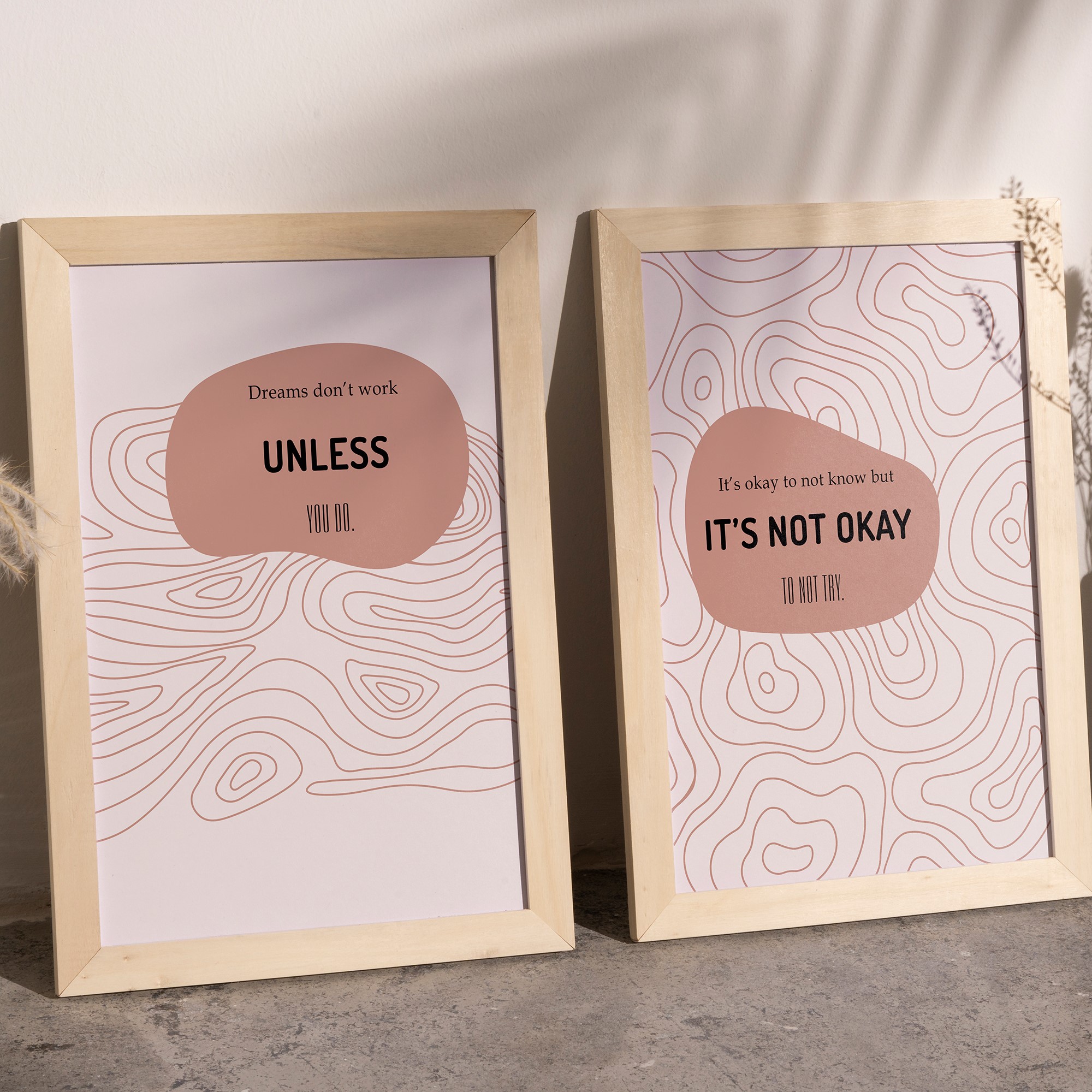 It's Not Okay Growth Mindset Motivational Wall Art - Image 5