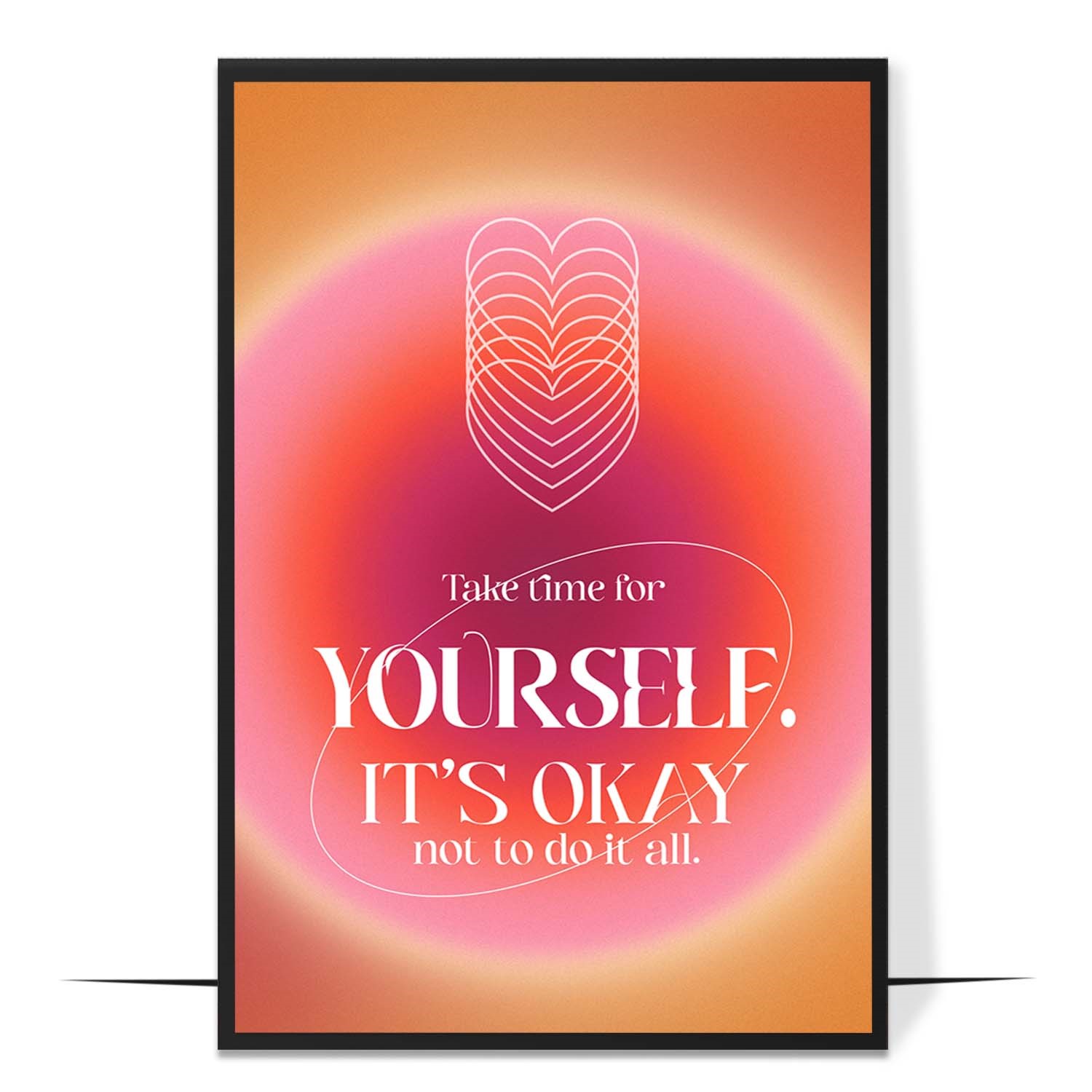 It's Okay Not to Do Aura Wall Art