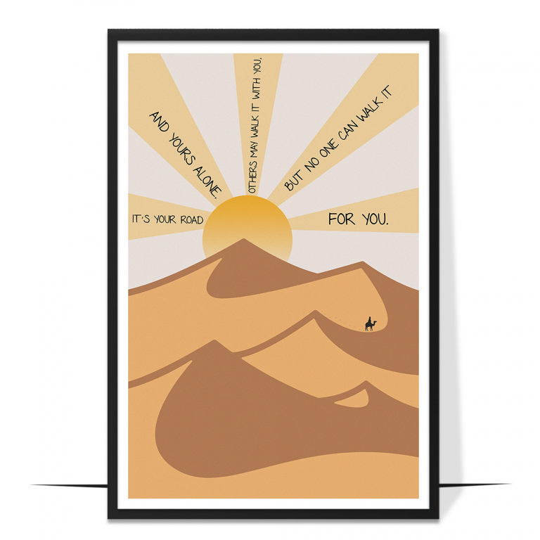 It's Your Road Wall Art