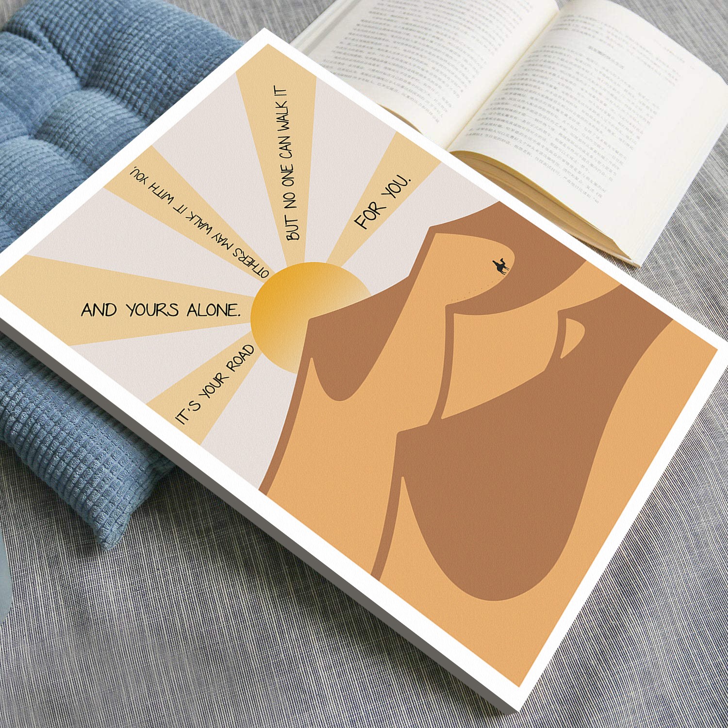 It's Your Road Inspirational Rumi Quote Wall Art - Image 2