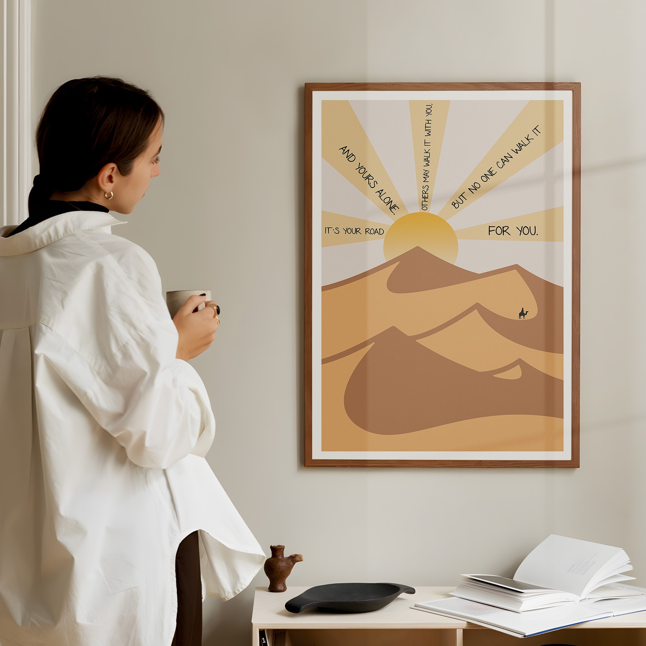 It's Your Road Inspirational Rumi Quote Wall Art - Image 4