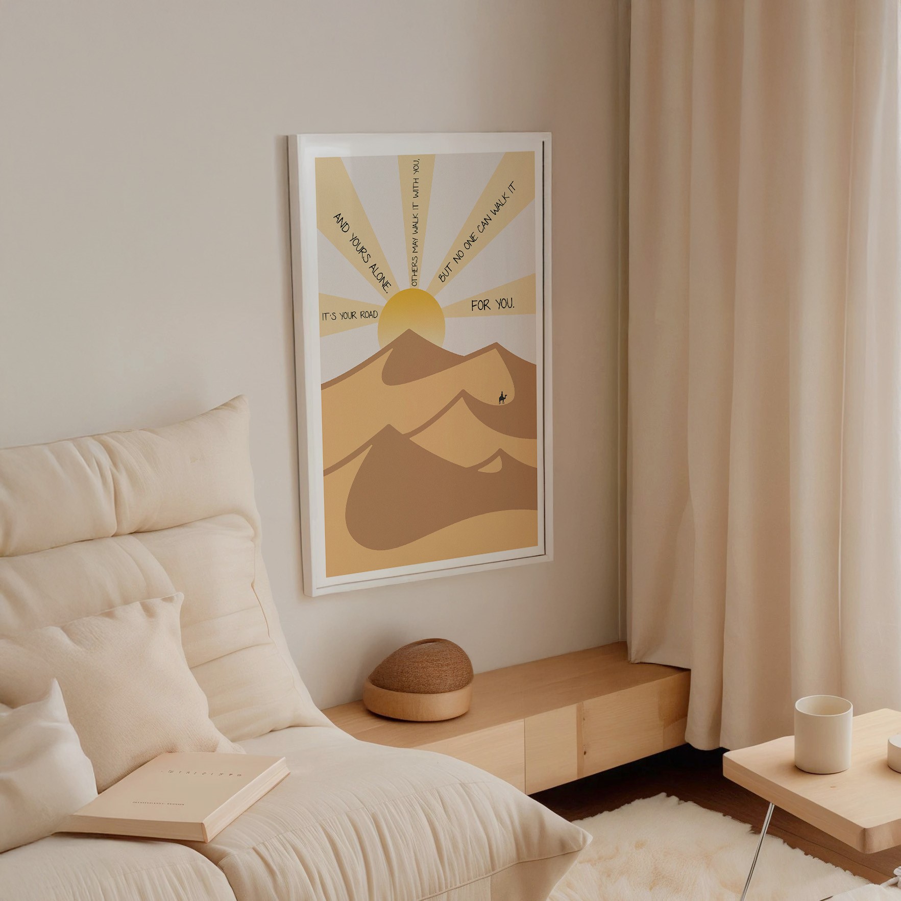 It's Your Road Inspirational Rumi Quote Wall Art - Image 5