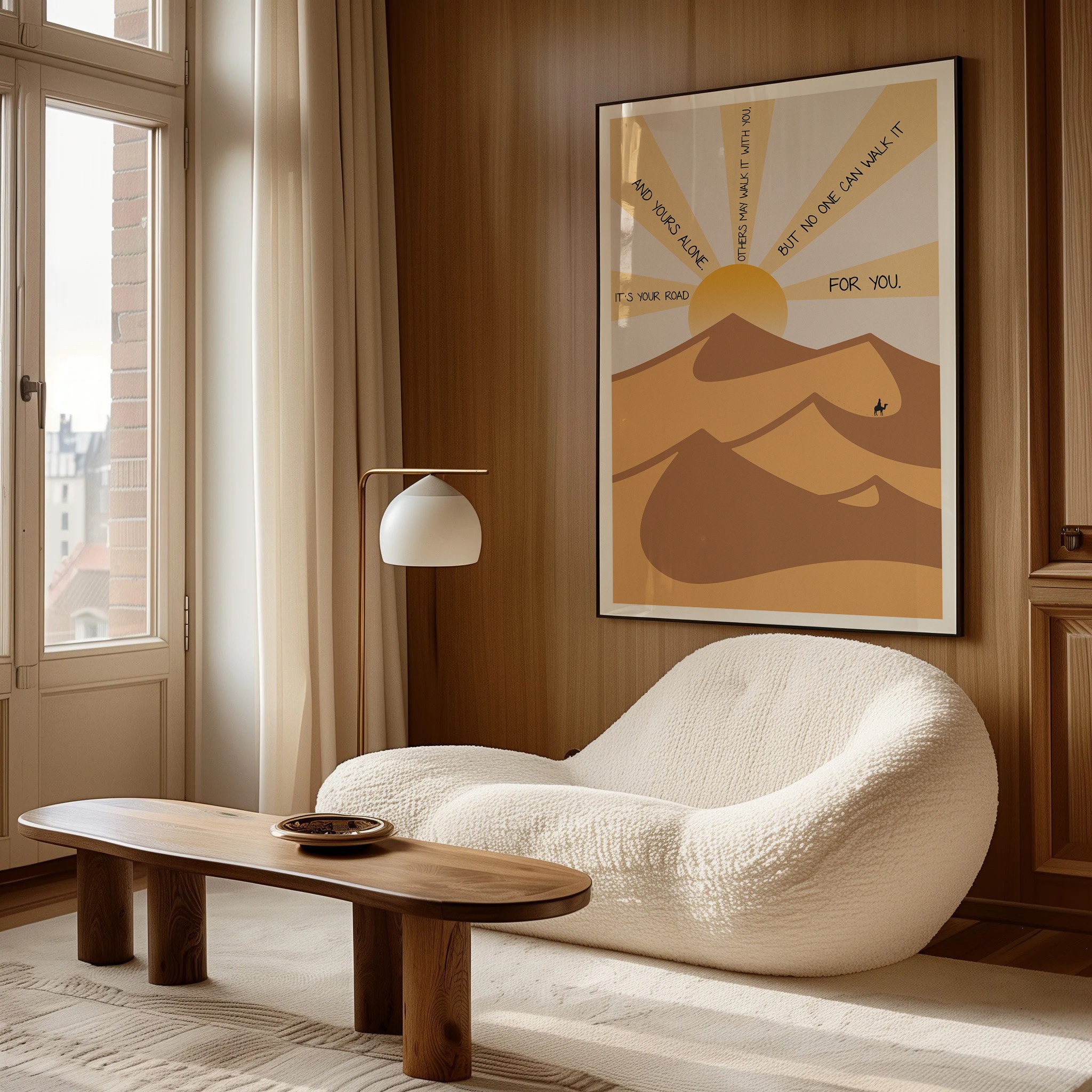 It's Your Road Inspirational Rumi Quote Wall Art - Image 6