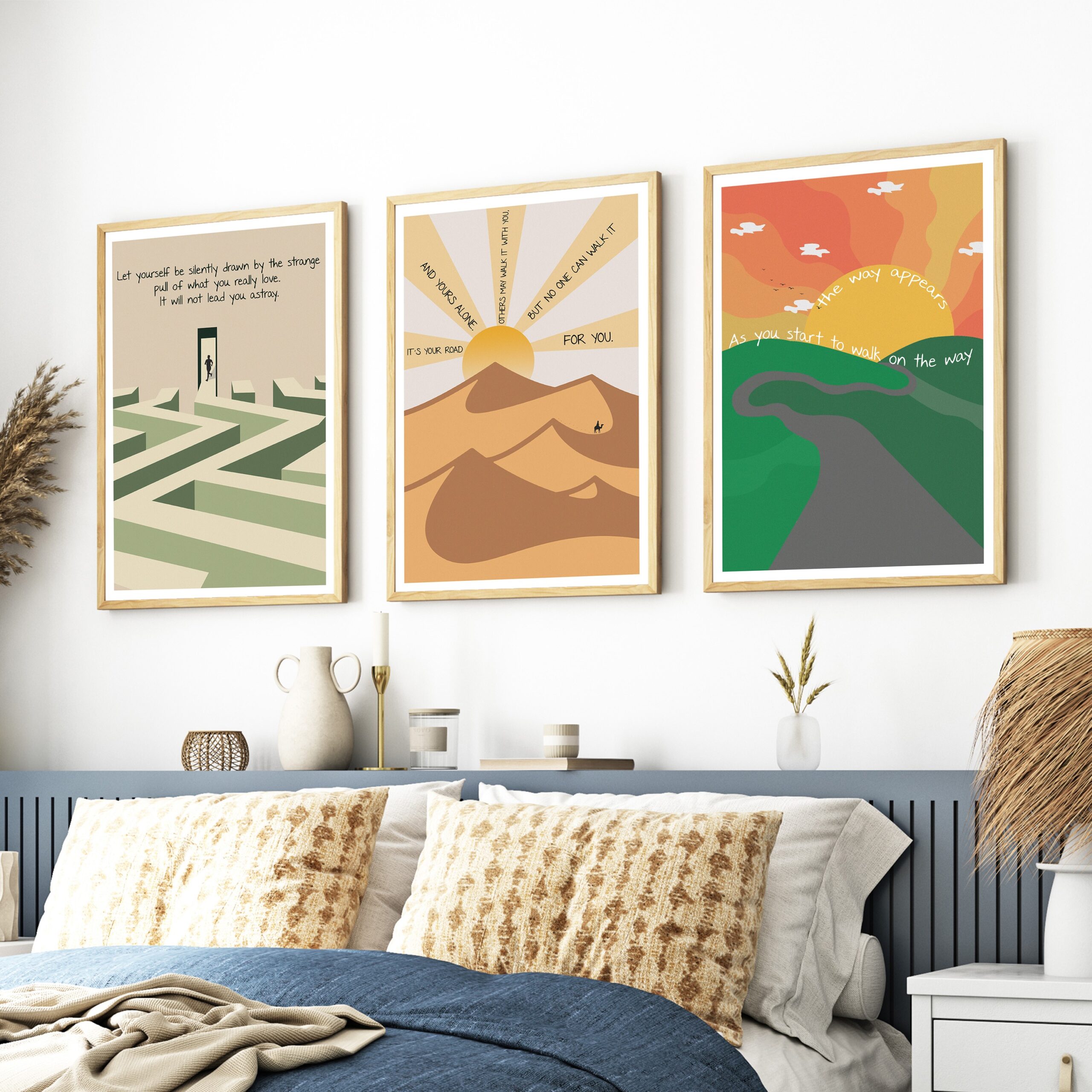 It's Your Road Inspirational Rumi Quote Wall Art - Image 7