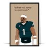 Jalen Hurts Hand-drawn Wall Art
