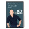 Jeff Bezos Businessman Hand-drawn Wall Art