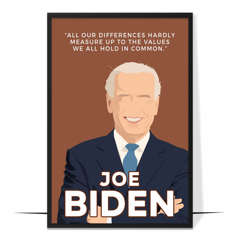 Joe Biden Hand-drawn Wall Art
