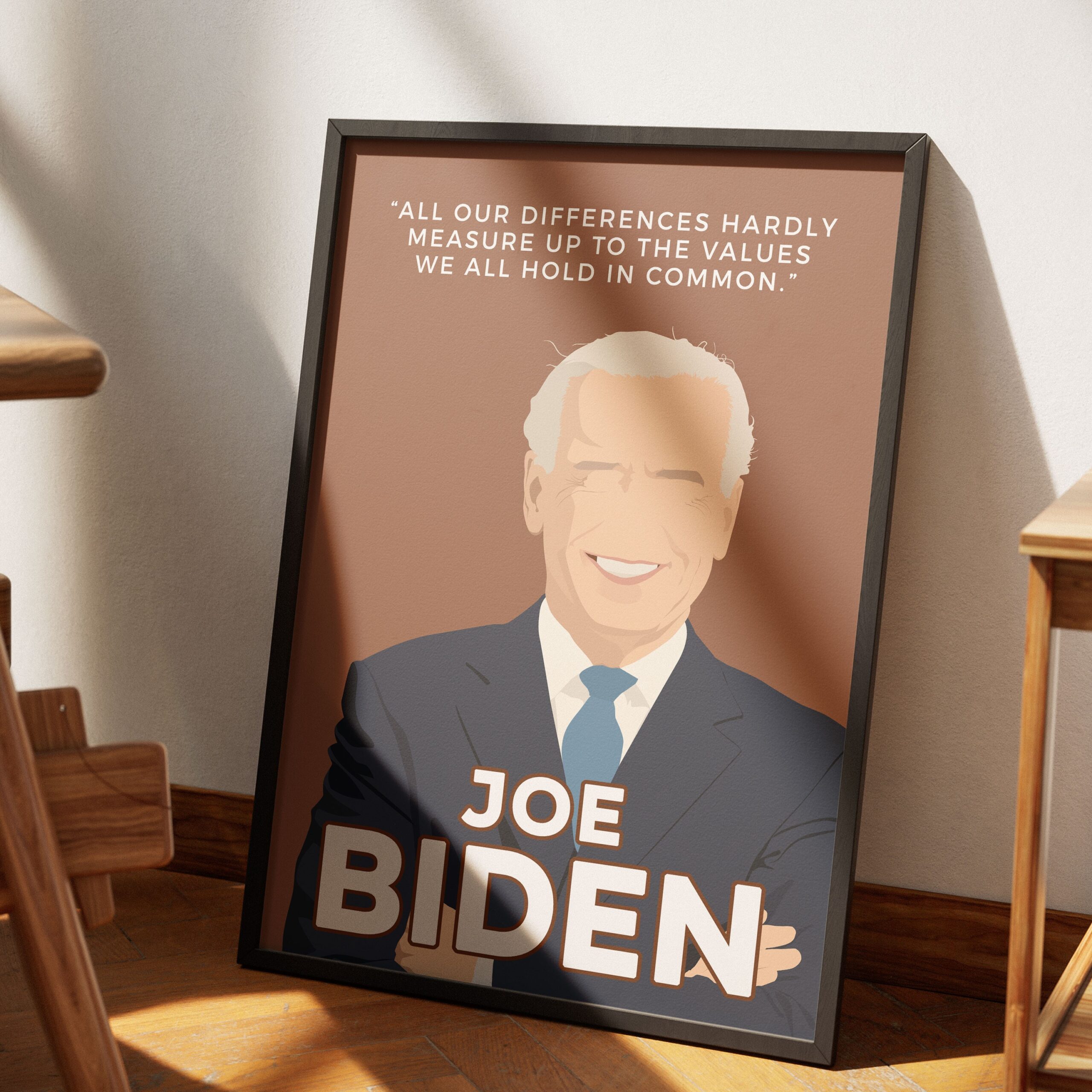 Joe Biden Motivational Quote Wall Art - Image 4