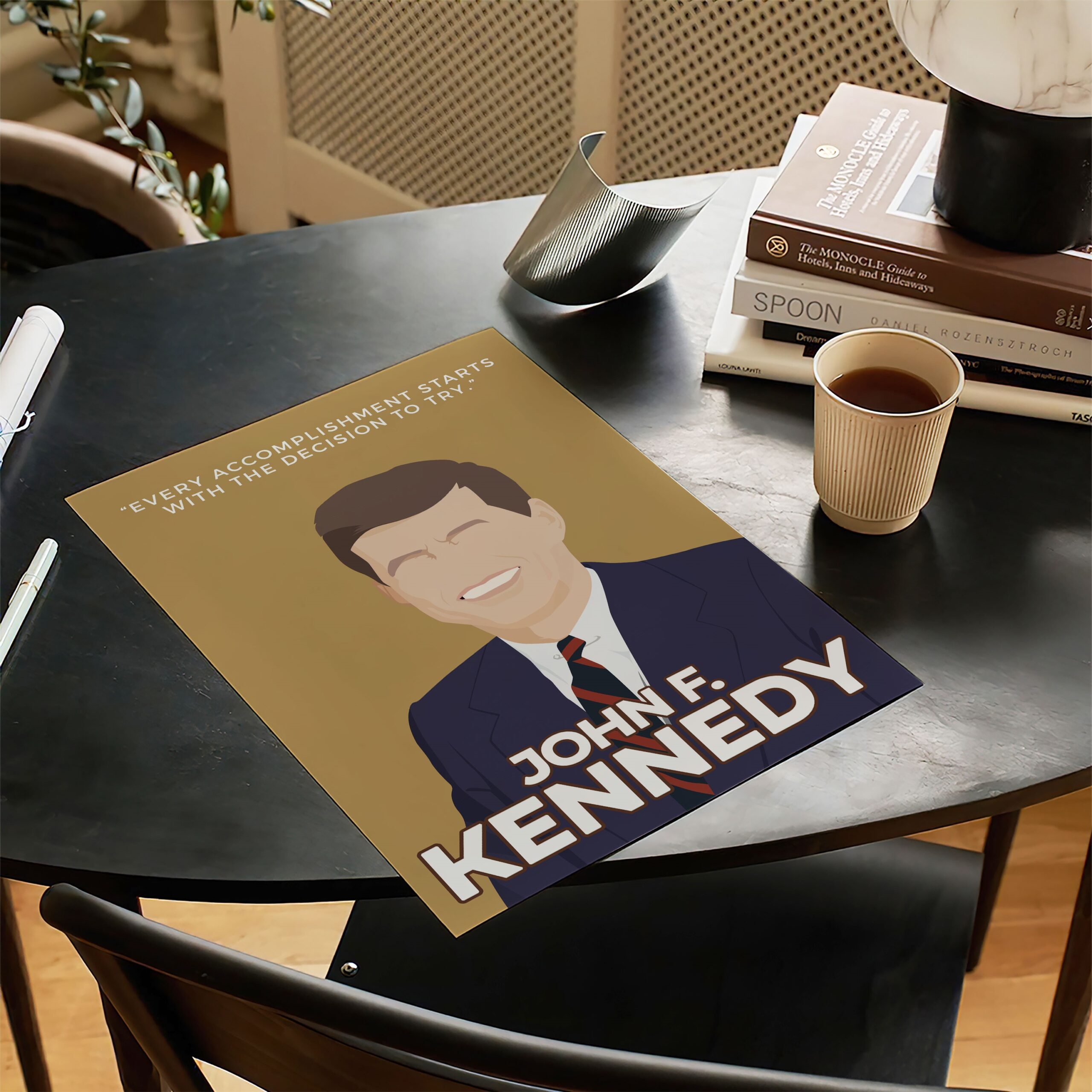 John Kennedy Motivational Quote Wall Art - Image 2