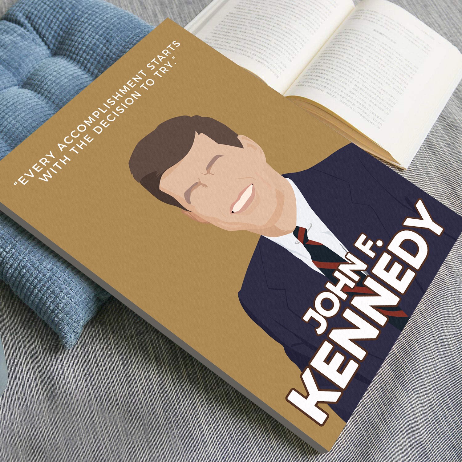 John Kennedy Motivational Quote Wall Art - Image 3