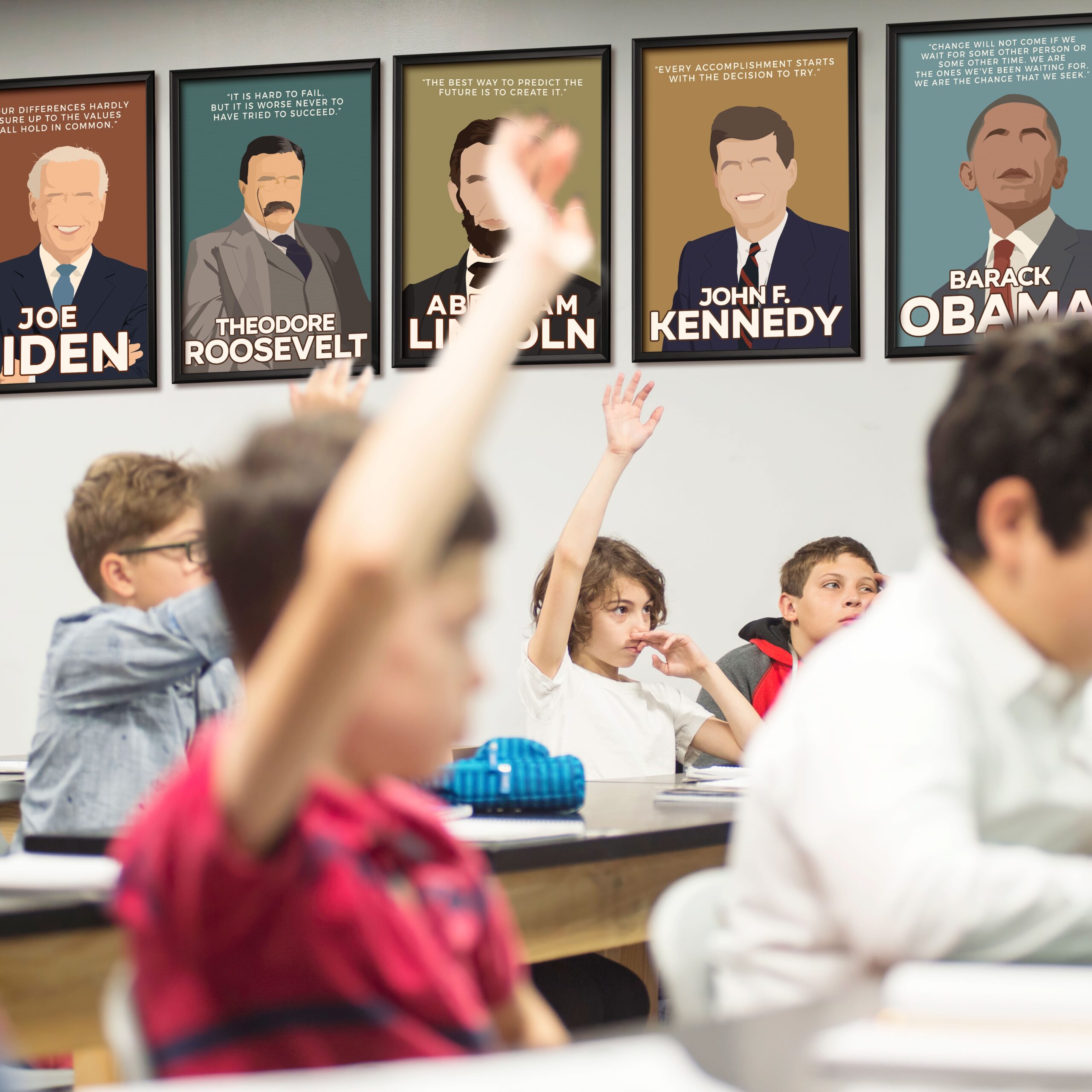 John Kennedy Motivational Quote Wall Art - Image 6