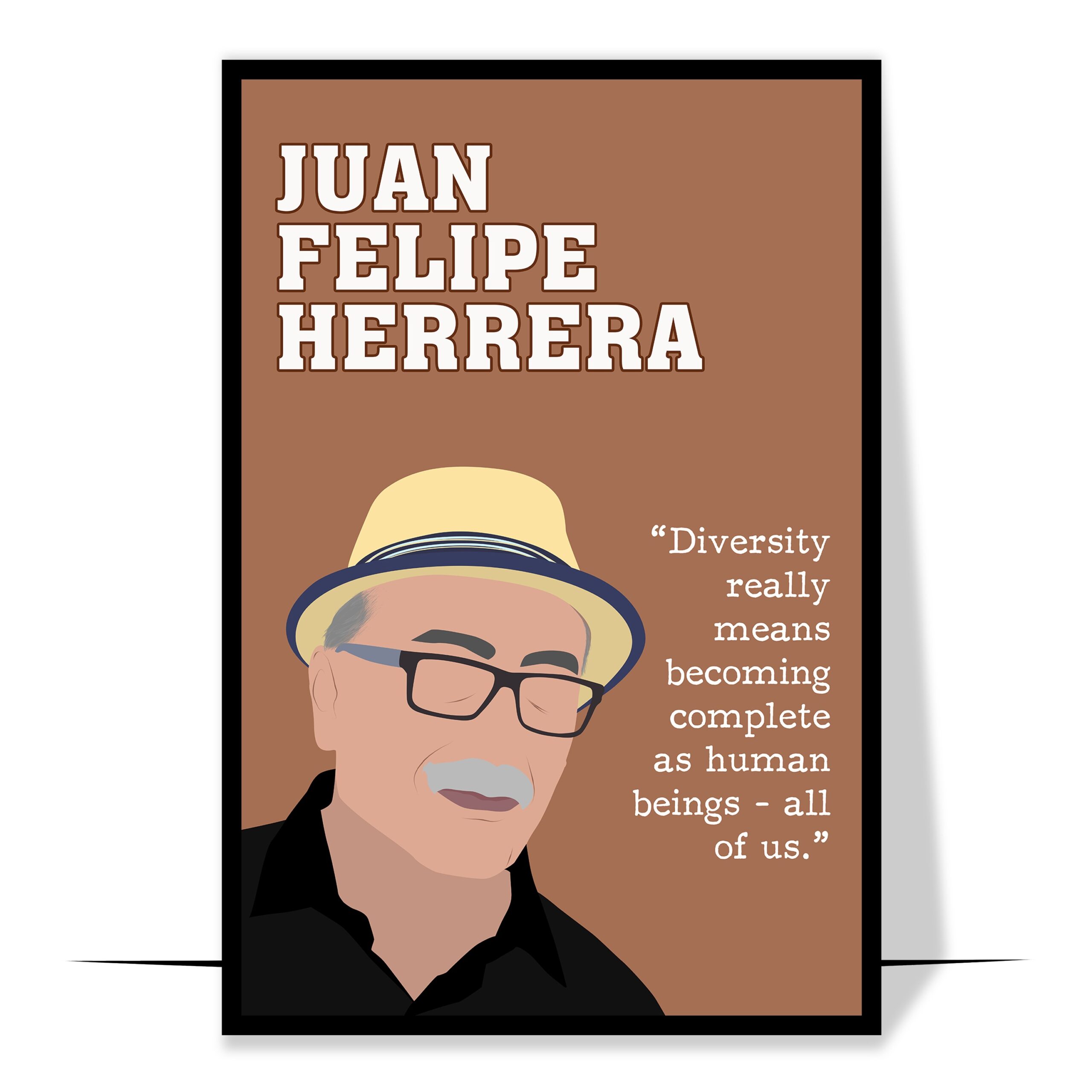 Juan Felipe Herrera Hand-drawn Wall Art