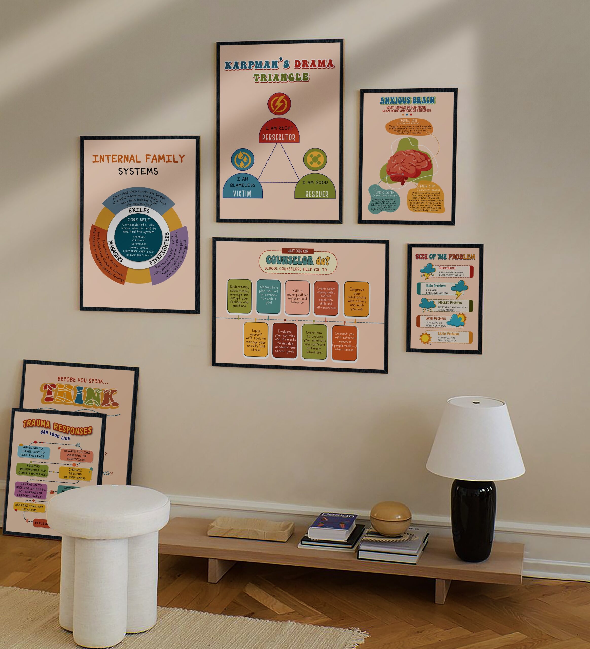 Karpman's Drama Triangle Mental Health Printable - Image 6