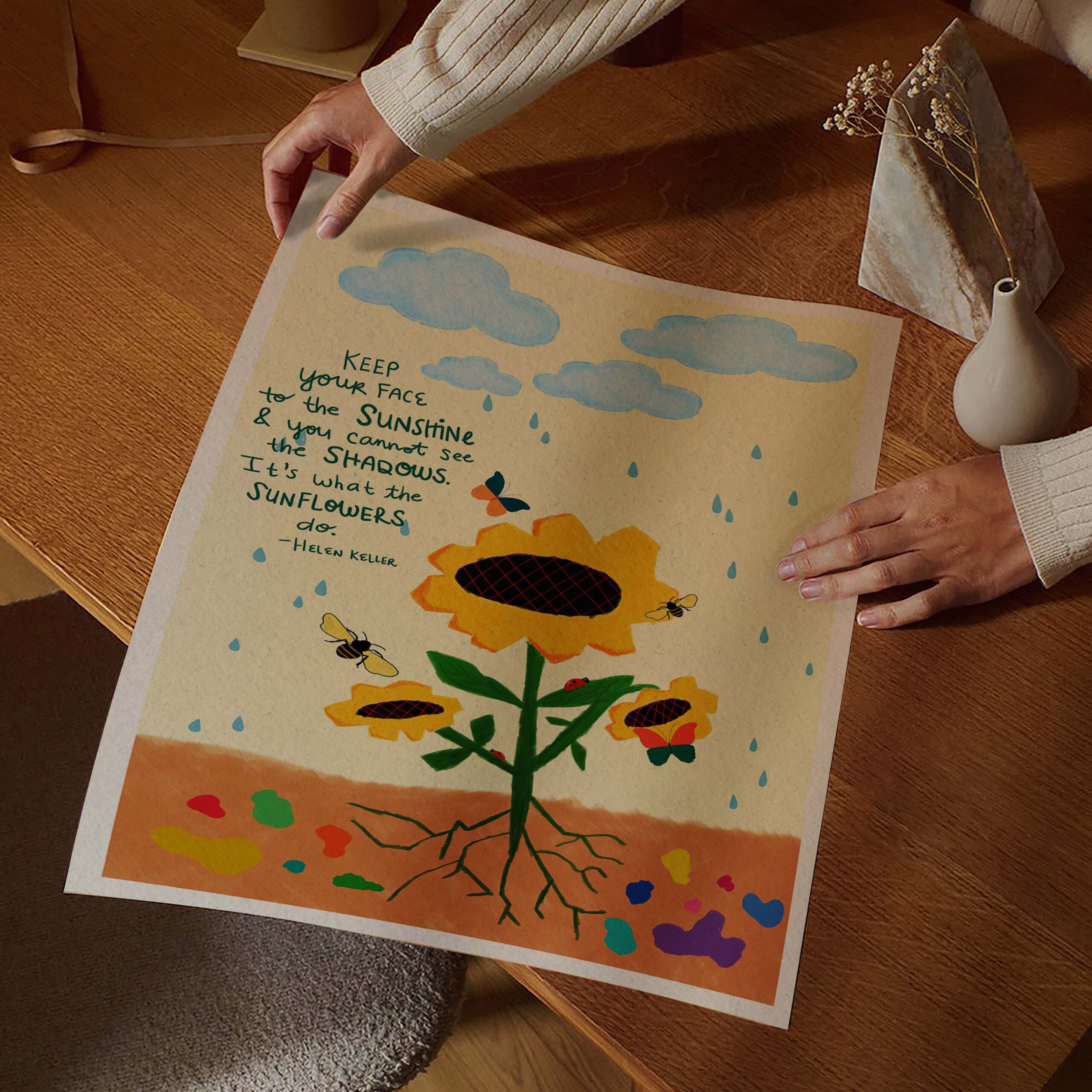 Keep Your Face Colorful Mental Health Wall Art - Image 2