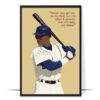 Ken Griffey Jr Hand-drawn Baseball Wall Art