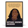 Ketanji Brown Jackson Hand-drawn Wall Art