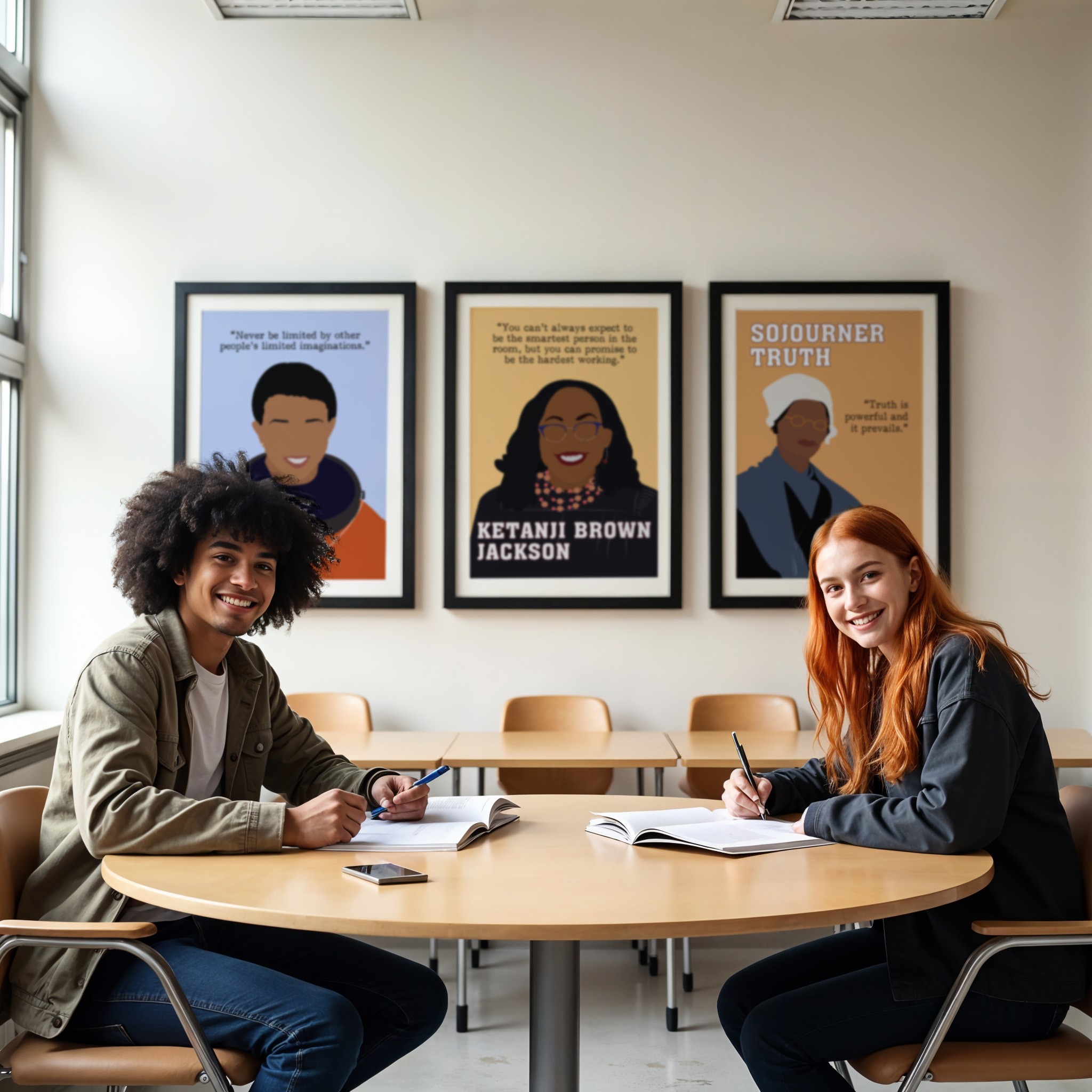 Ketanji Brown Jackson Inspirational Hand-drawn Wall Art - Image 7