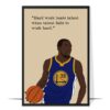 Kevin Durant Hand-drawn Basketball Wall Art