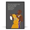 Kobe Bryant Hand-drawn Basketball Wall Art