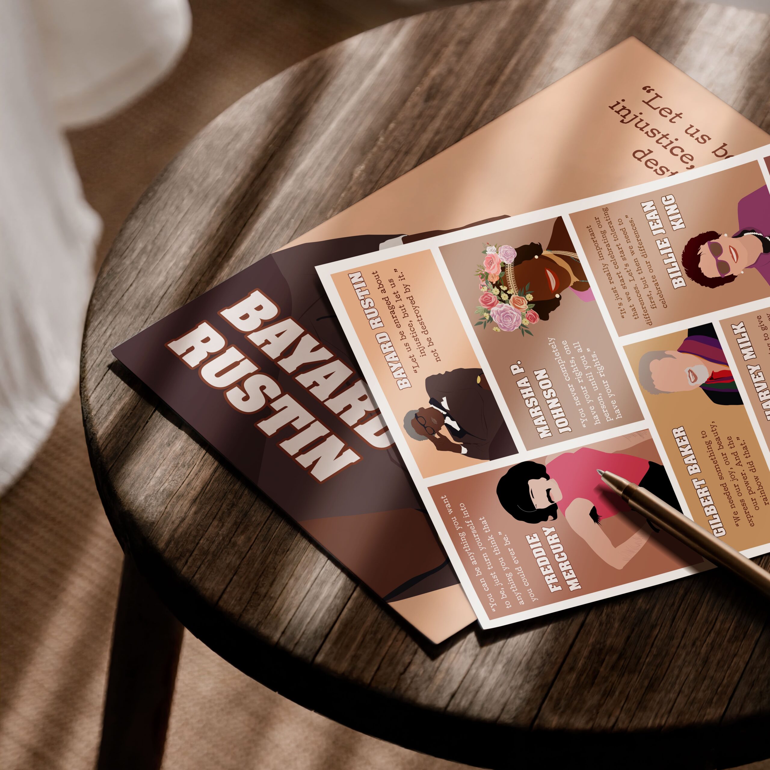 LGBTQ Changemakers Pride Inspirational Quote Wall Art - Image 5