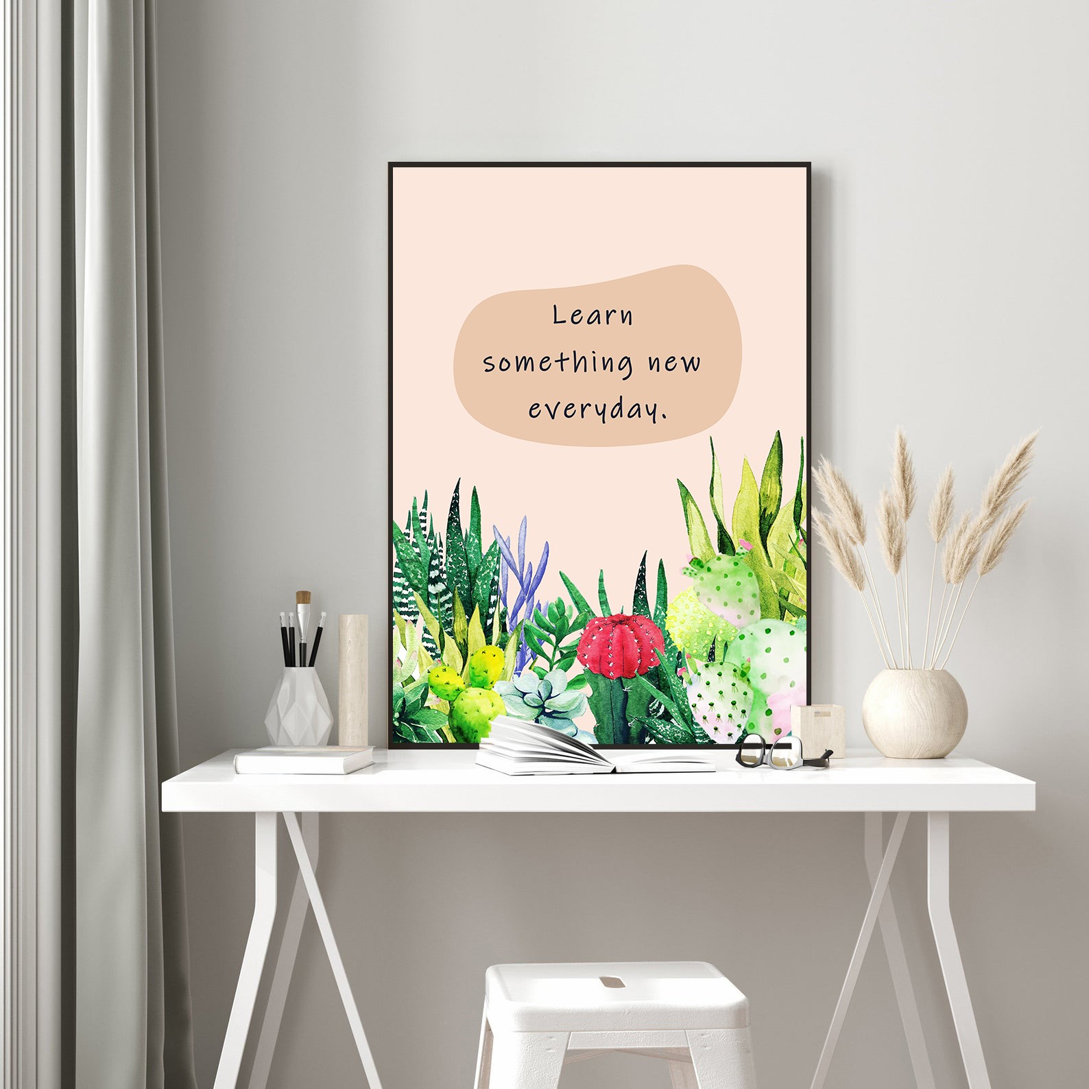 Learn Something New Everyday Growth Mindset Wall Art - Image 5