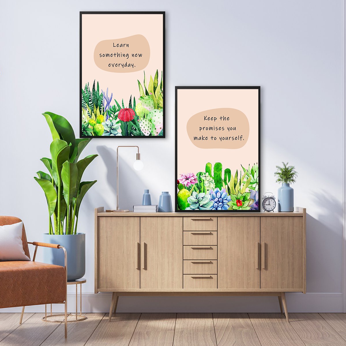 Learn Something New Everyday Growth Mindset Wall Art - Image 6