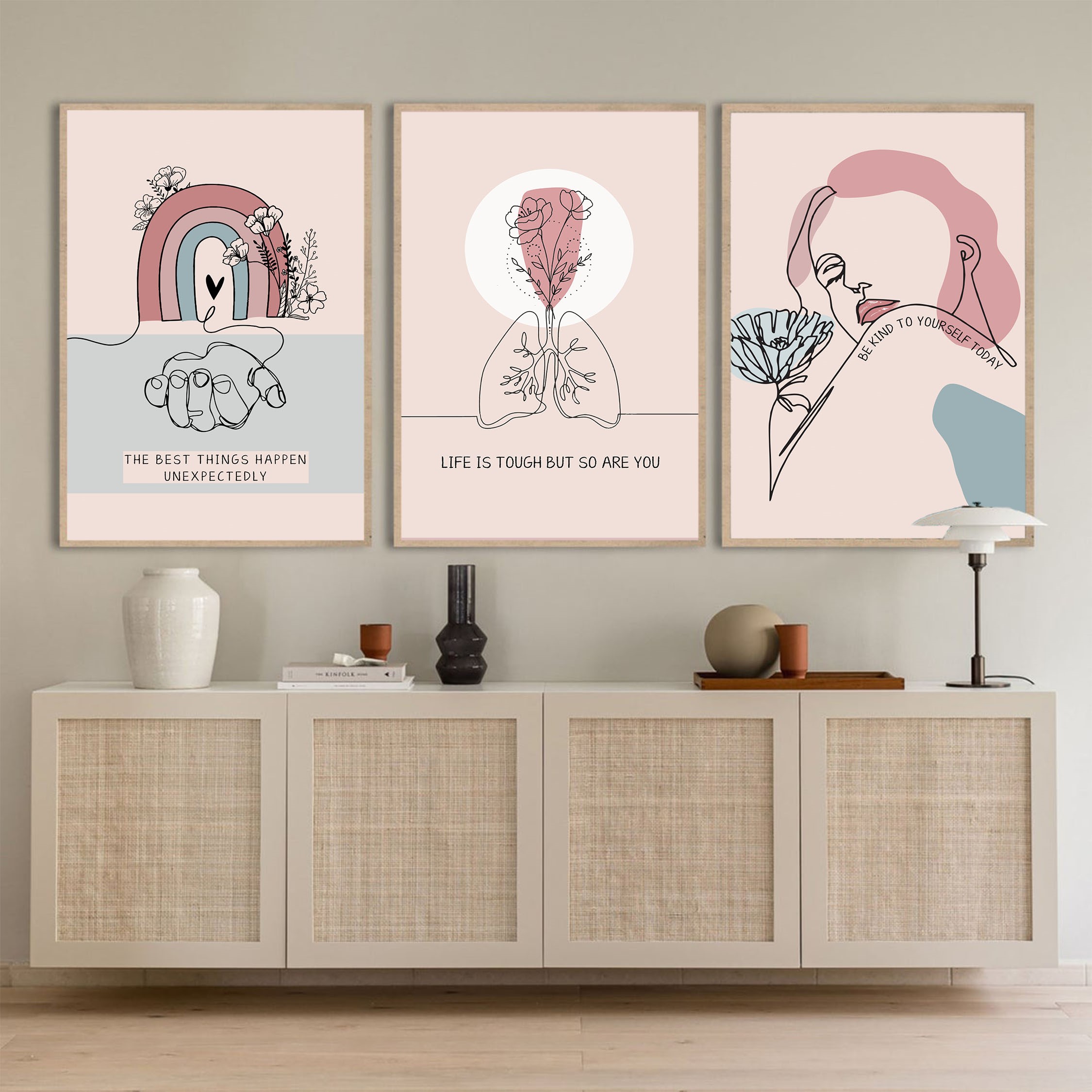 Life Is Tough But So Are You Mental Health Wall Art - Image 6