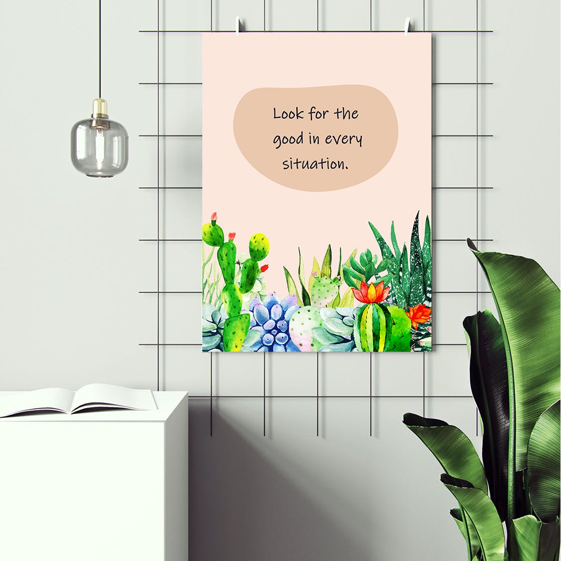 Look for The Good Growth Mindset Motivational Wall Art - Image 2